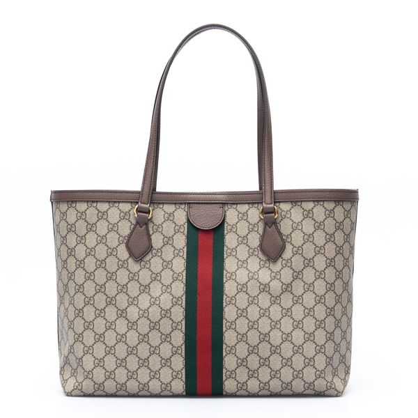 Beige tote bag with GG logo pattern Gucci | Ratti Boutique
