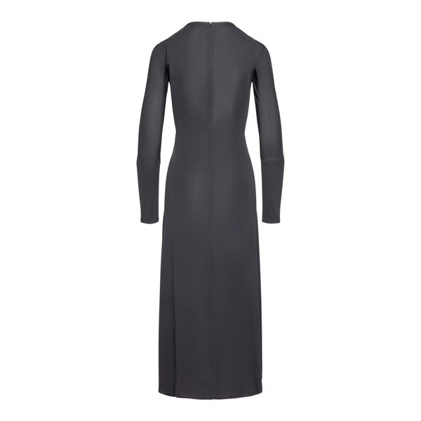 Long black dress with long sleeves                                                                                                                     VICTORIA BECKHAM