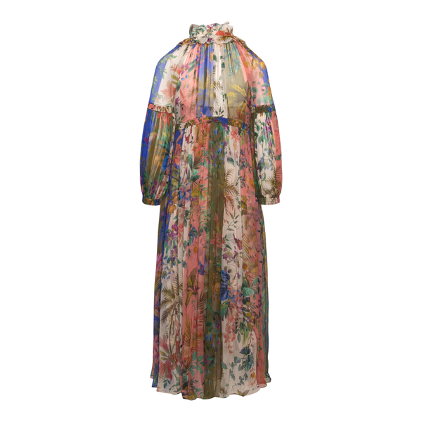 Long patterned dress                                                                                                                                   ZIMMERMANN