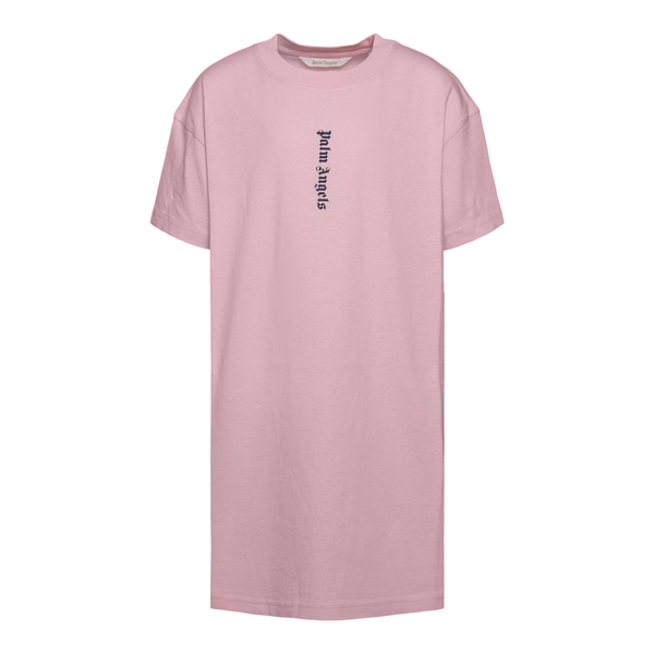 Pink T-shirt dress with logo                                                                                                                           PALM ANGELS