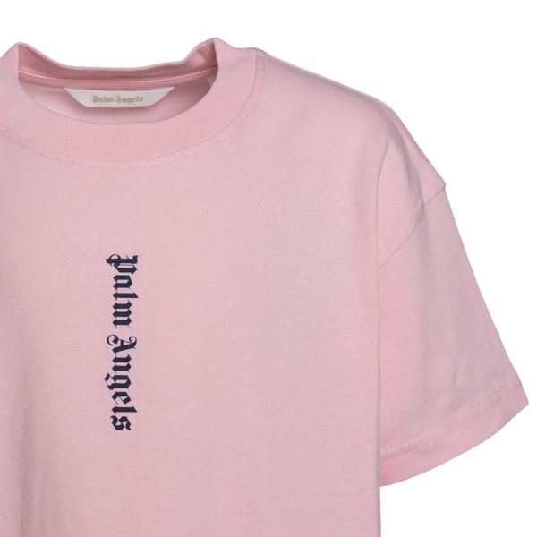 Pink T-shirt dress with logo                                                                                                                           PALM ANGELS