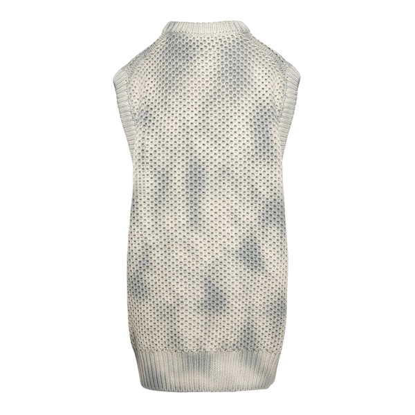 Oversized mesh knit vest                                                                                                                               MM6