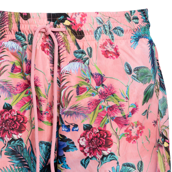 Pink swimsuit with floral print                                                                                                                        ETRO
