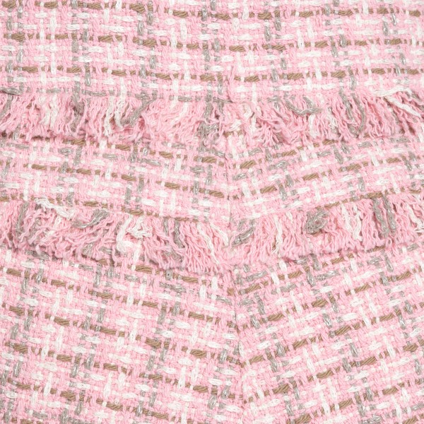 Pantaloncini in tweed rosa                                                                                                                             MSGM MSGM
