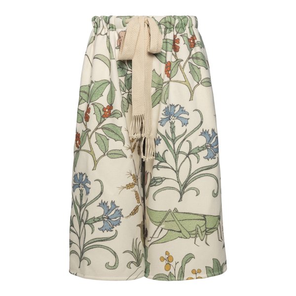 White trousers with plant print                                                                                                                       Loewe H800Y04X31 back