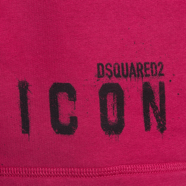 Pantaloncini porpora con logo                                                                                                                          DSQUARED2 DSQUARED2