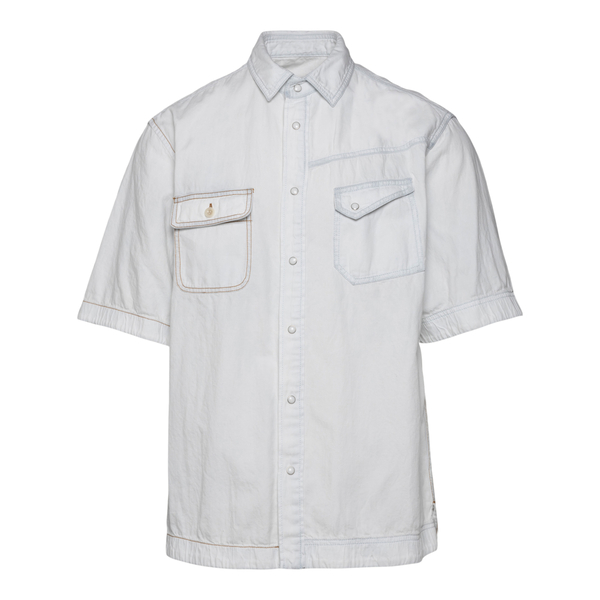 White shirt with asymmetrical pockets                                                                                                                 Sacai 2202772M front