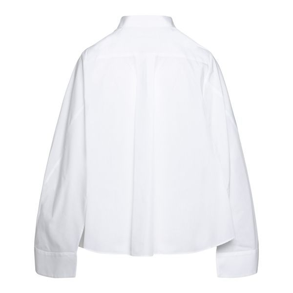 Camicia bianca oversize                                                                                                                                davanti