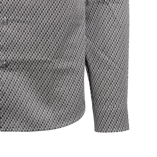 Camicia grigia con pattern                                                                                                                             EMPORIO ARMANI                                     EMPORIO ARMANI                                    