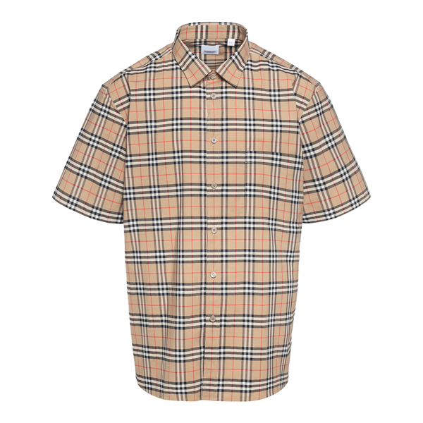 Beige checkered shirt                                                                                                                                  BURBERRY