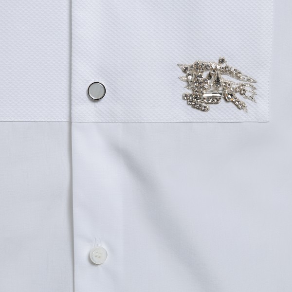 Crystal-embellished shirt Burberry | Ratti Boutique