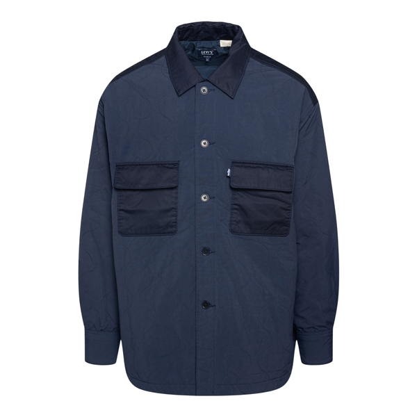 Blue shirt with patch pockets                                                                                                                          LEVI'S
