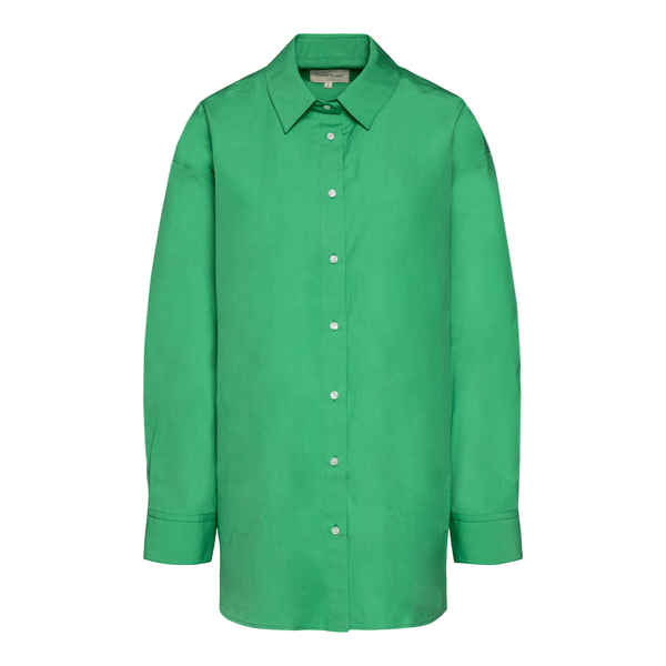 Camicia verde lunga                                                                                                                                   Loulou Studio ESPANTO fronte