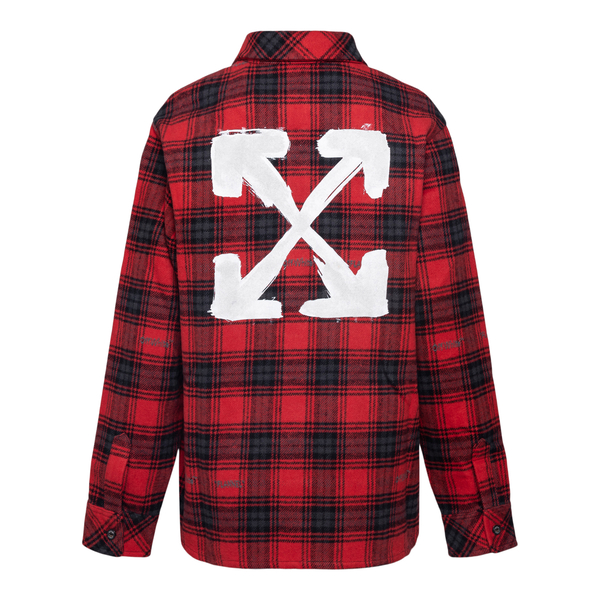 Red checked shirt with Arrows print                                                                                                                    OFF WHITE
