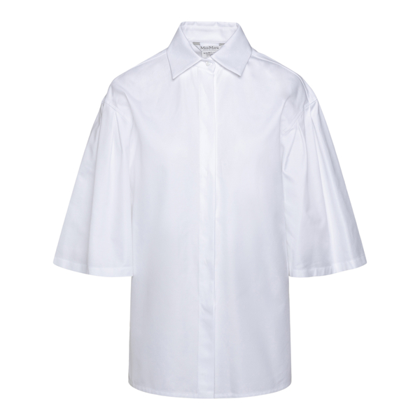 White shirt with wide short sleeves                                                                                                                   Max Mara TAMIGI front
