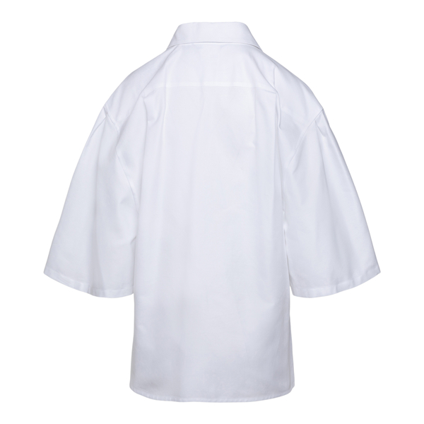White shirt with wide short sleeves                                                                                                                    MAX MARA