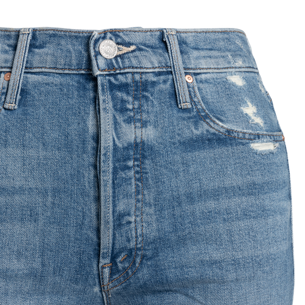 Flared jeans with a worn effect                                                                                                                        MOTHER                                            