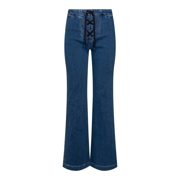 Flared jeans with drawstring                                                                                                                           SEE BY CHLOE