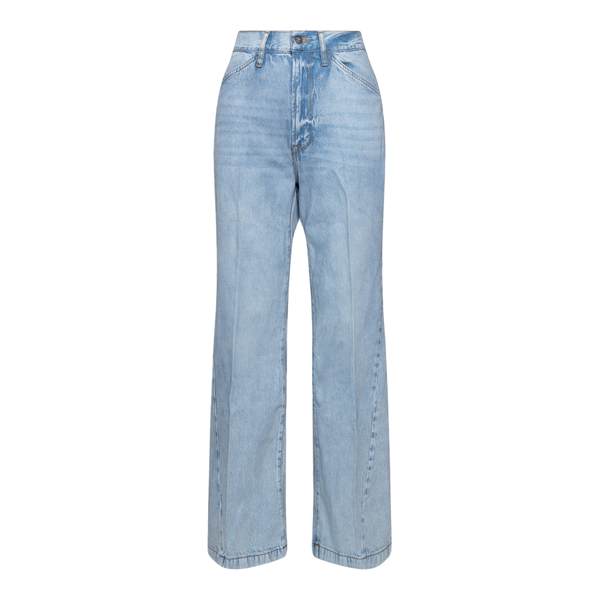 Wide blue jeans                                                                                                                                       Frame Denim LBP207B front