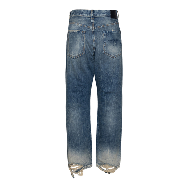 Straight jeans with ripped hem                                                                                                                         R13                                               
