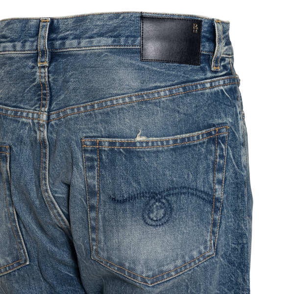Straight jeans with ripped hem                                                                                                                         R13                                               