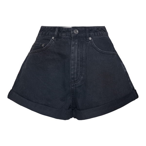 Black flared shorts                                                                                                                                   Self Portrait RS22802 front
