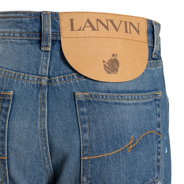 Jeans a gamba ampia con effetto macchie                                                                                                                GALLERY DEPARTMENT X LANVIN GALLERY DEPARTMENT X LANVIN
