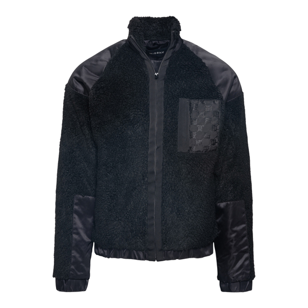 Black shearling jacket                                                                                                                                 MISBHV                                            