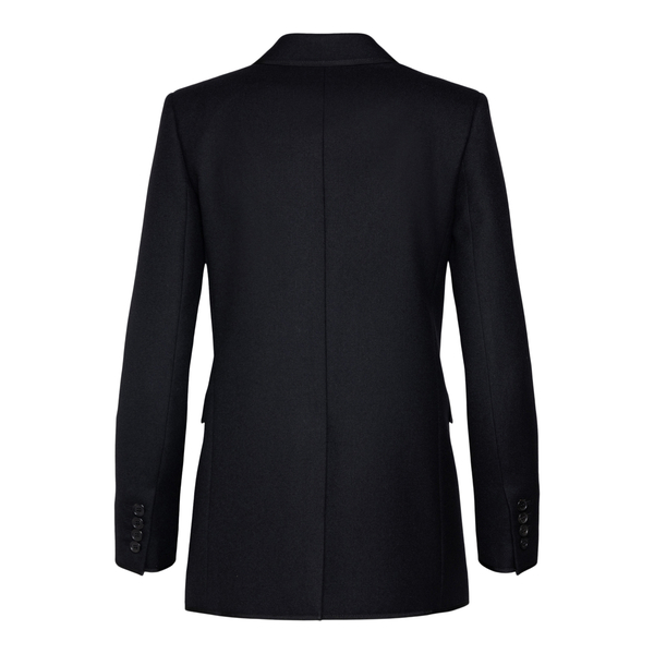 Double-breasted wool jacket                                                                                                                            SAINT LAURENT                                     