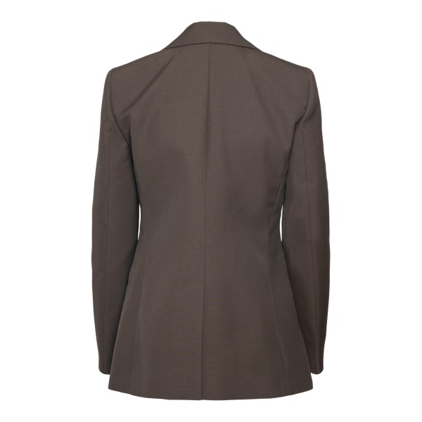 Brown blazer with pleats                                                                                                                               GIVENCHY