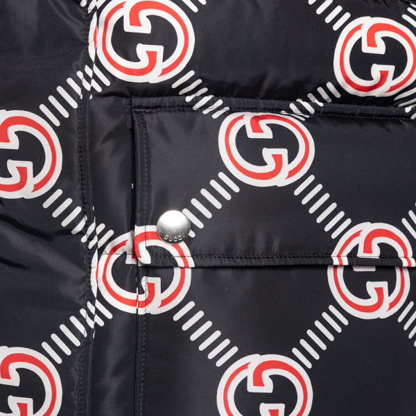 Padded crop waistcoat with logo                                                                                                                        GUCCI                                             