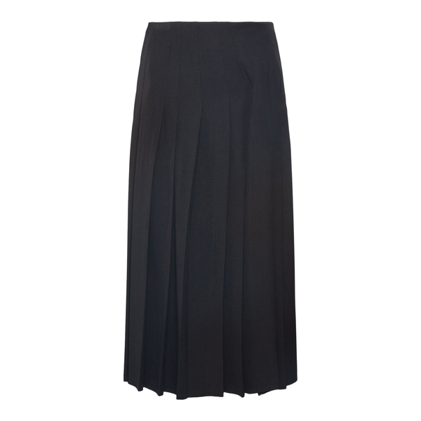 Pleated midi skirt                                                                                                                                    The Attico 214WCS59 front