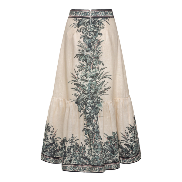 Long skirt with floral prints                                                                                                                          ZIMMERMANN                                        