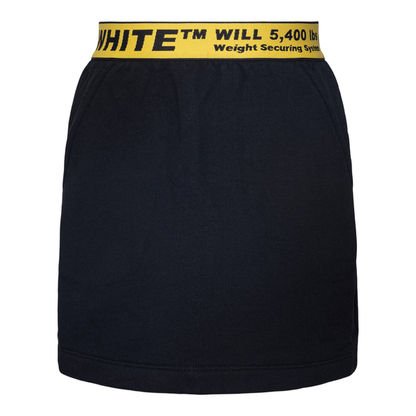 Black miniskirt with Industrial band                                                                                                                   OFF WHITE                                         