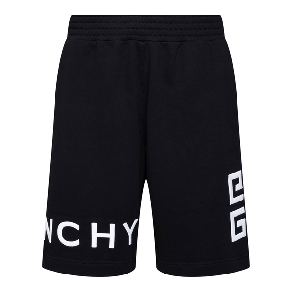 Black trousers with logo print                                                                                                                        Givenchy BM50WC front