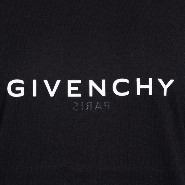 T-shirt nera con nome brand                                                                                                                            GIVENCHY                                           GIVENCHY                                          