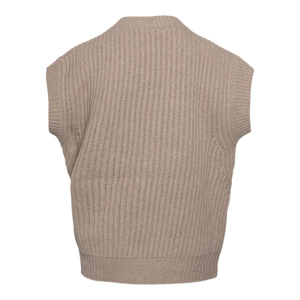 Beige short-sleeved sweater                                                                                                                            STELLA MCCARTNEY                                  