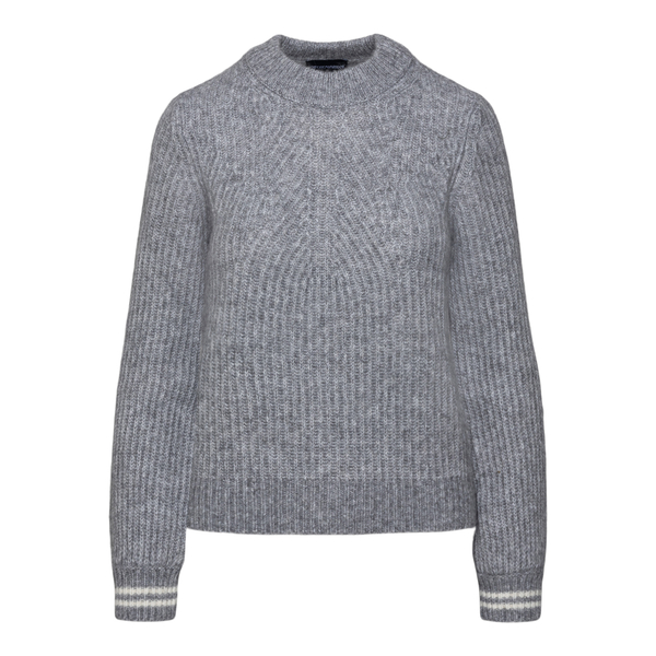 Grey sweater with striped details                                                                                                                      EMPORIO ARMANI                                    