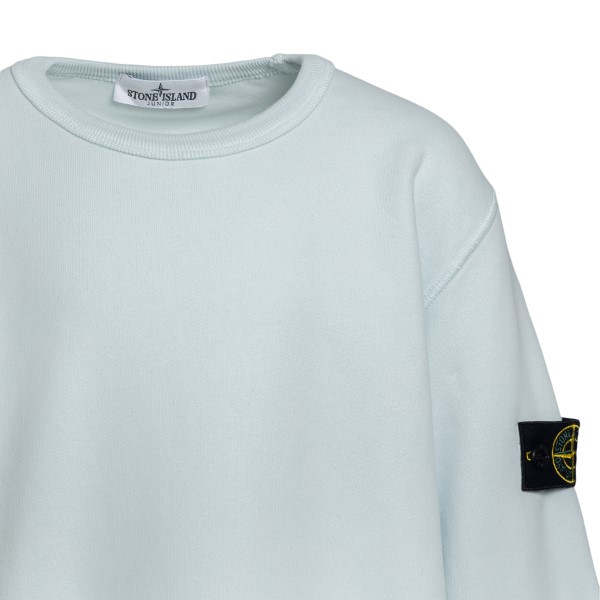 Light blue sweatshirt with logo                                                                                                                        STONE ISLAND