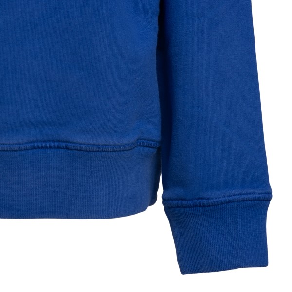 Sweatshirt in bright blue with logo                                                                                                                    STONE ISLAND                                      