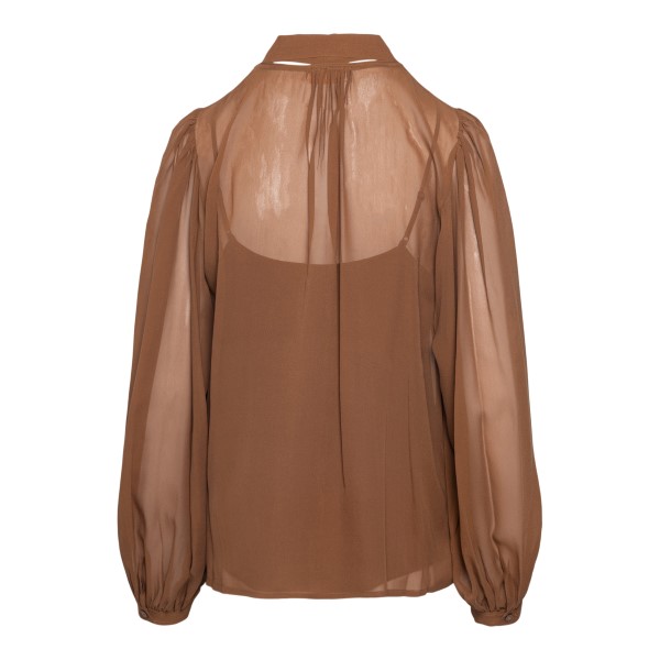 Semi-transparent brown blouse                                                                                                                          TORY BURCH                                        