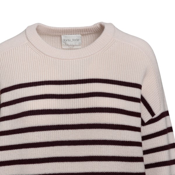 Striped ivory sweater                                                                                                                                  FORTE FORTE