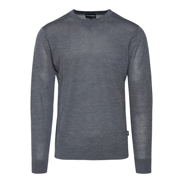 Minimal grey sweater                                                                                                                                   EMPORIO ARMANI                                    