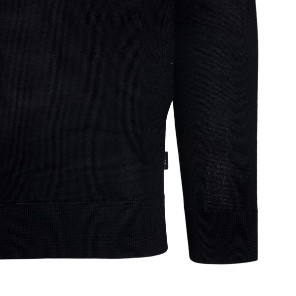 Black sweater with partial zip                                                                                                                         EMPORIO ARMANI                                    