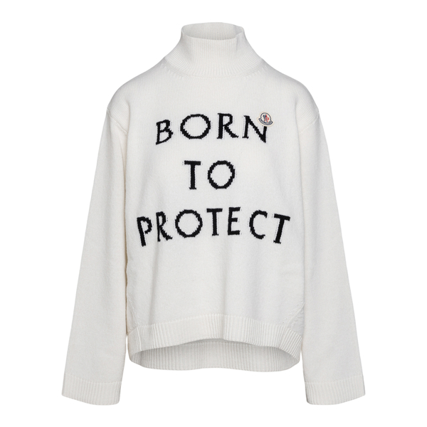 Turtleneck sweater with inlay                                                                                                                         Moncler 9F00005 front