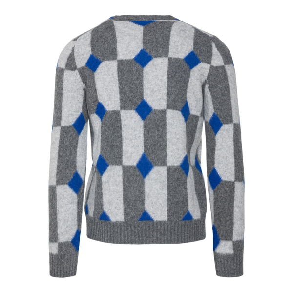 Maglione grigio con pattern geometrico                                                                                                                 DRUMOHR                                            DRUMOHR                                           
