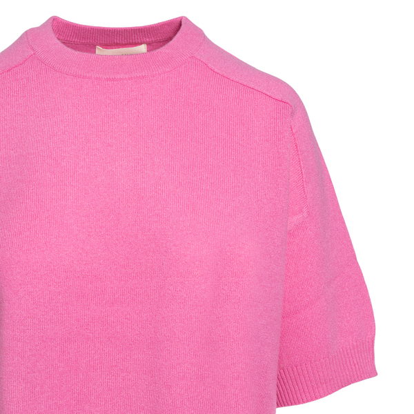 Pink cropped sweater                                                                                                                                   LOULOU STUDIO