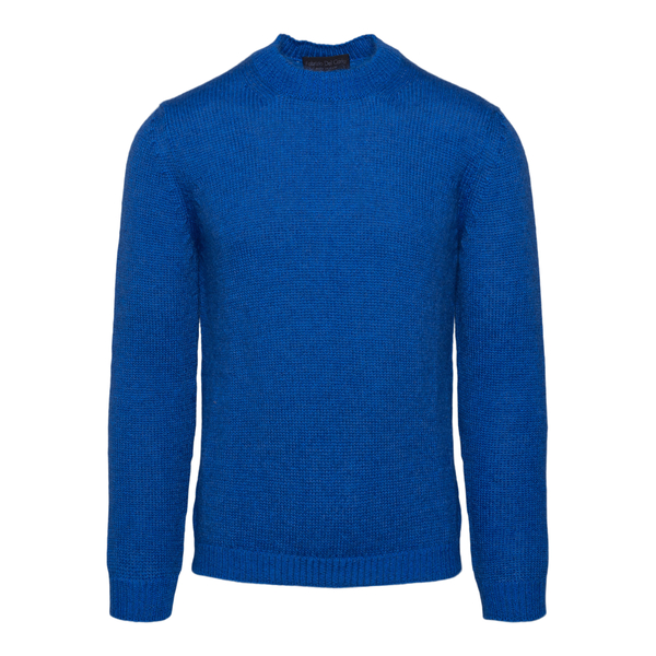 Minimal sweater in blue color                                                                                                                          FABRIZIO DEL CARLO