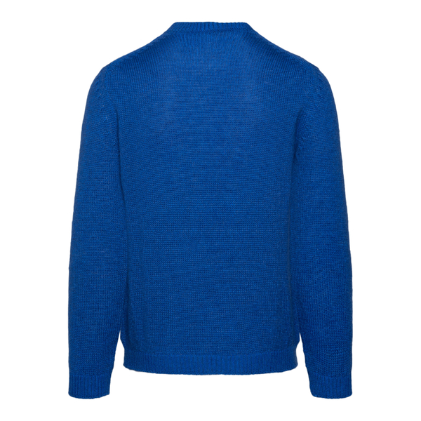 Maglione minimal in colore blu                                                                                                                         davanti