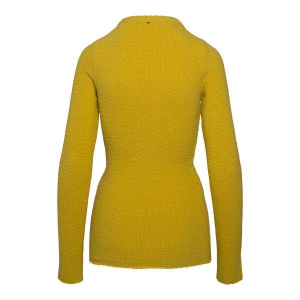 Fitted yellow sweater                                                                                                                                  SPORTMAX
